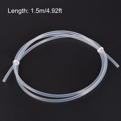 Harfington Uxcell PTFE Tubing Hose Multifunctional Insulating High Temperature Tube Pipe