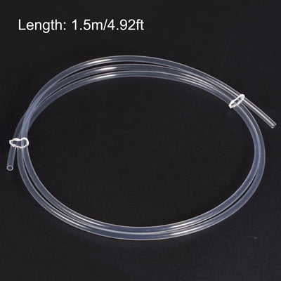 Harfington Uxcell PTFE Tubing Hose Multifunctional Insulating High Temperature Tube Pipe