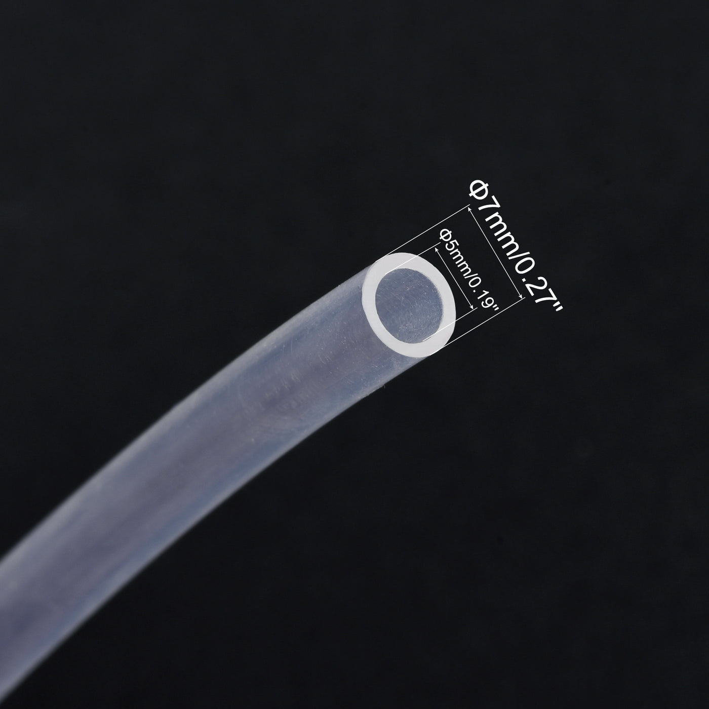 uxcell Uxcell PTFE Tubing Hose Multifunctional Insulating High Temperature Tube Pipe