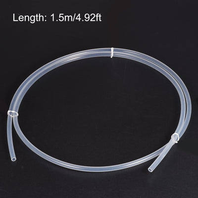 Harfington Uxcell PTFE Tubing Hose Multifunctional Insulating High Temperature Tube Pipe