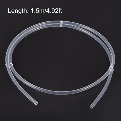 Harfington Uxcell PTFE Tubing Hose Multifunctional Insulating High Temperature Tube Pipe