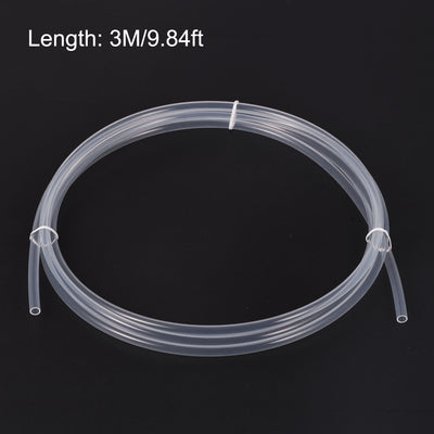 Harfington Uxcell PTFE Tubing Hose Multifunctional Insulating High Temperature Tubing Pipe