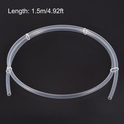 Harfington Uxcell PTFE Tubing Hose Multifunctional Insulating High Temperature Tube Pipe