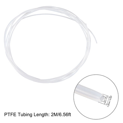 Harfington PTFE Tubing Hose High Temperature Multifunctional Pipe with Tubing Cutter