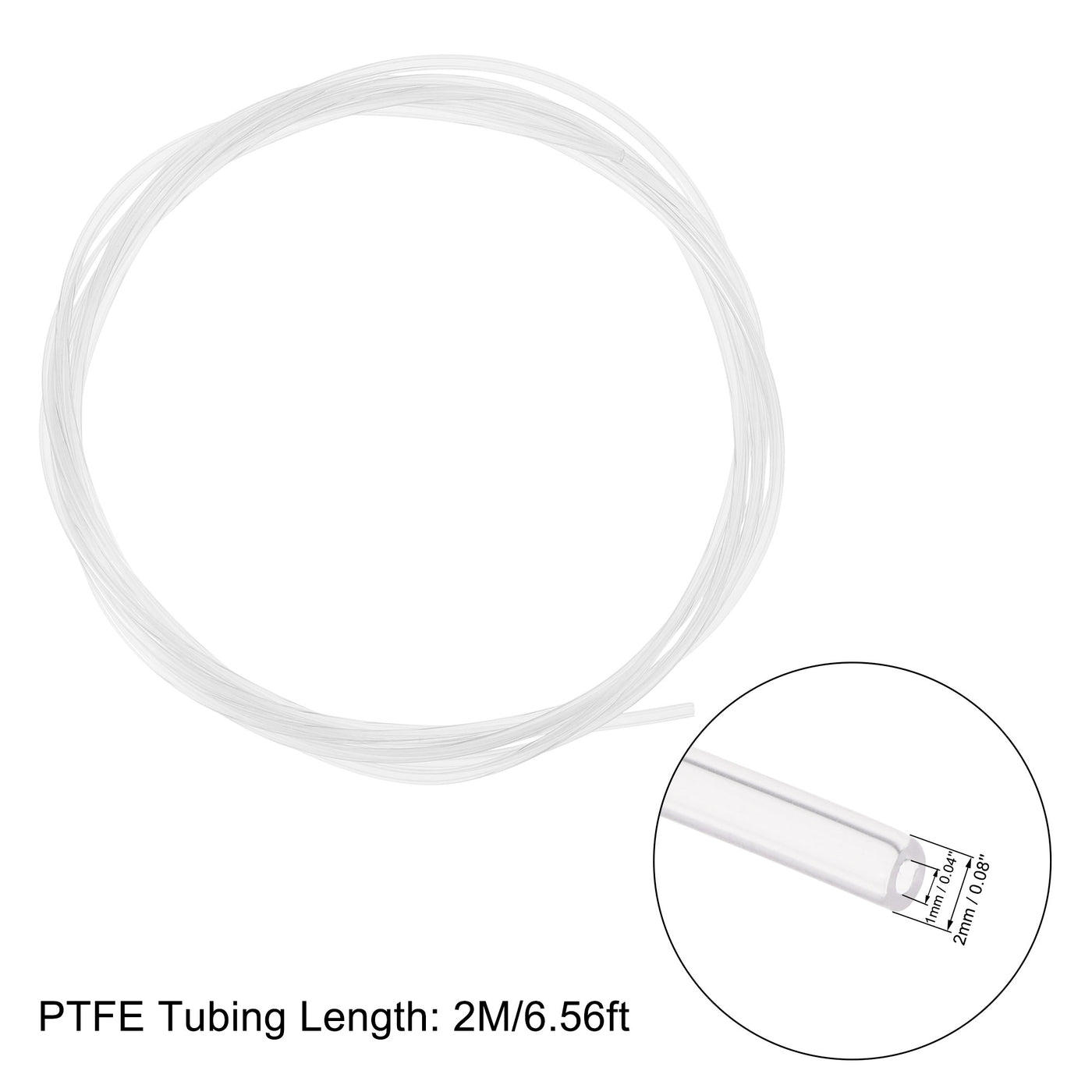 Harfington PTFE Tubing Hose High Temperature Multifunctional Pipe with Tubing Cutter