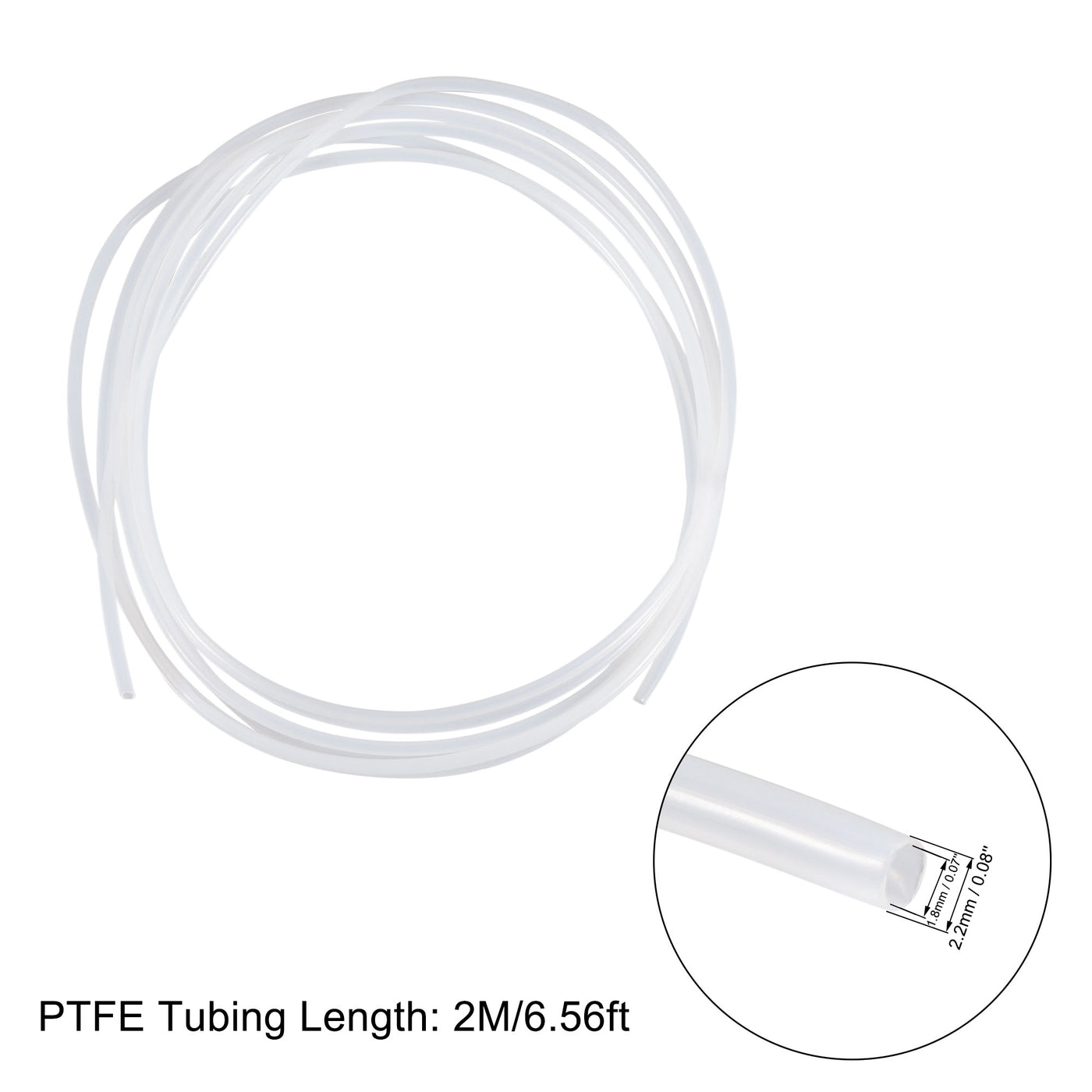 Harfington PTFE Tubing Hose High Temperature Multifunctional Pipe with Tubing Cutter