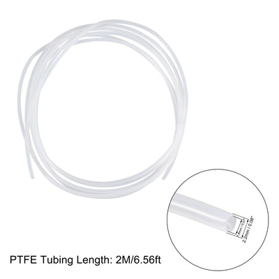 Harfington PTFE Tubing Hose High Temperature Multifunctional Pipe with Tubing Cutter