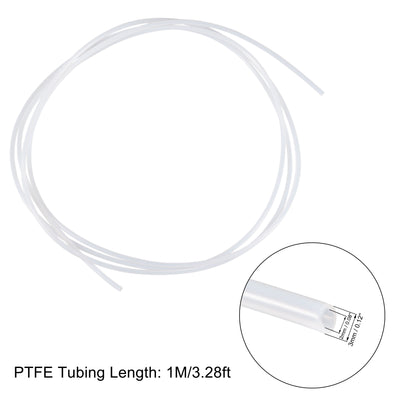 Harfington PTFE Tubing Hose High Temperature Multifunctional Pipe with Tubing Cutter