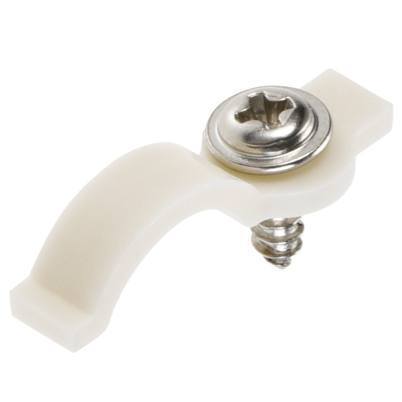 uxcell Uxcell LED Strip Mounting Brackets, Fixing Clips Clamps Holder for 3528 2835 Waterproof 8mm Wide LED Strip, with Screws, Beige Nylon 200Pcs