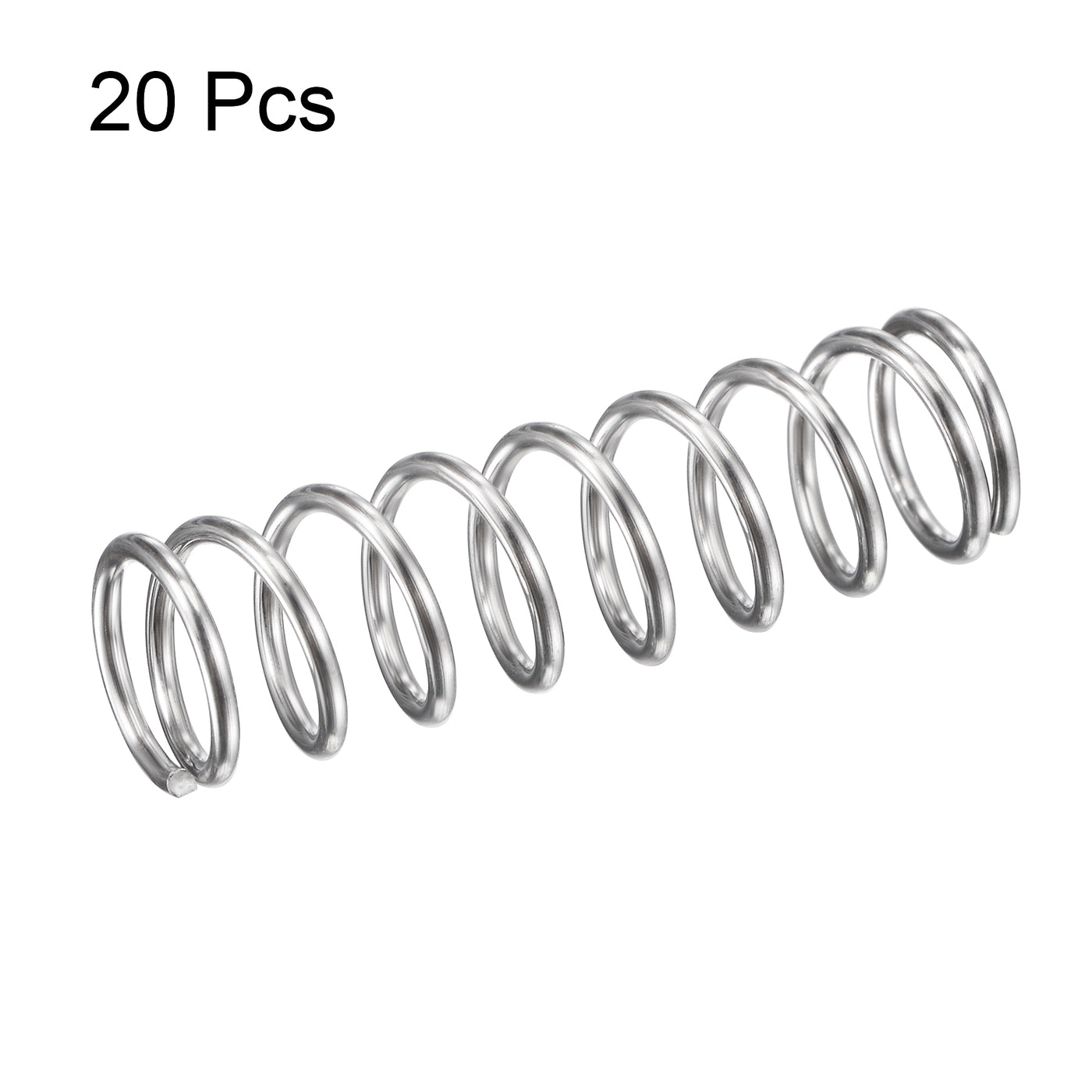uxcell Uxcell 304 Stainless Steel Compression Spring 31.4N Load Capacity