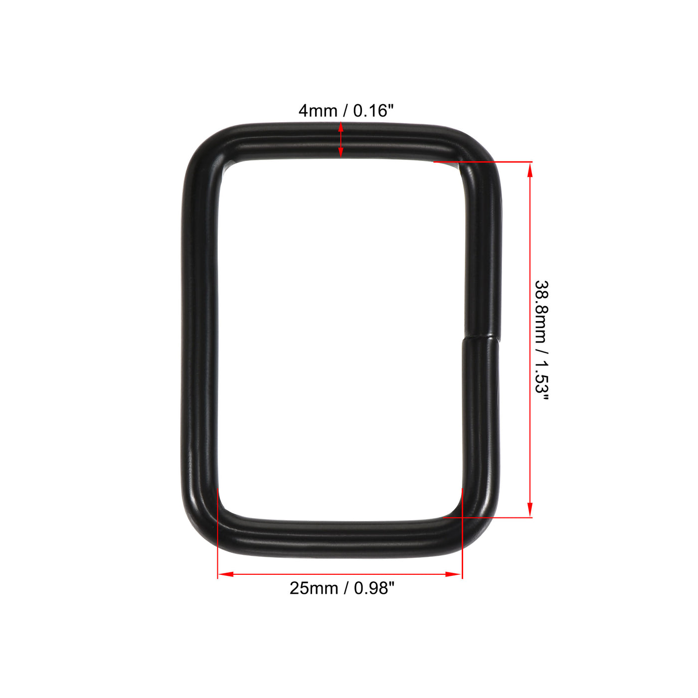 Harfington Metal Rectangle Ring Buckles for Bag Belt DIY
