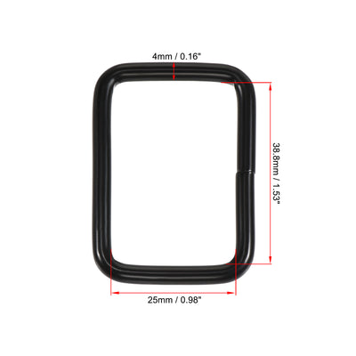 Harfington Metal Rectangle Ring Buckles for Bag Belt DIY