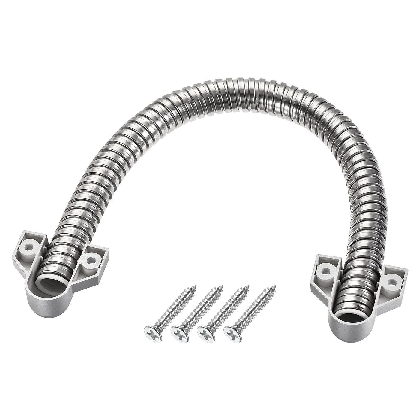 uxcell Uxcell Flexible Door Loop Wire Protector Sleeve with Ends 400mm x 14mm