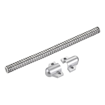 Harfington Uxcell Flexible Door Loop Wire Protector Sleeve with Ends 400mm x 14mm