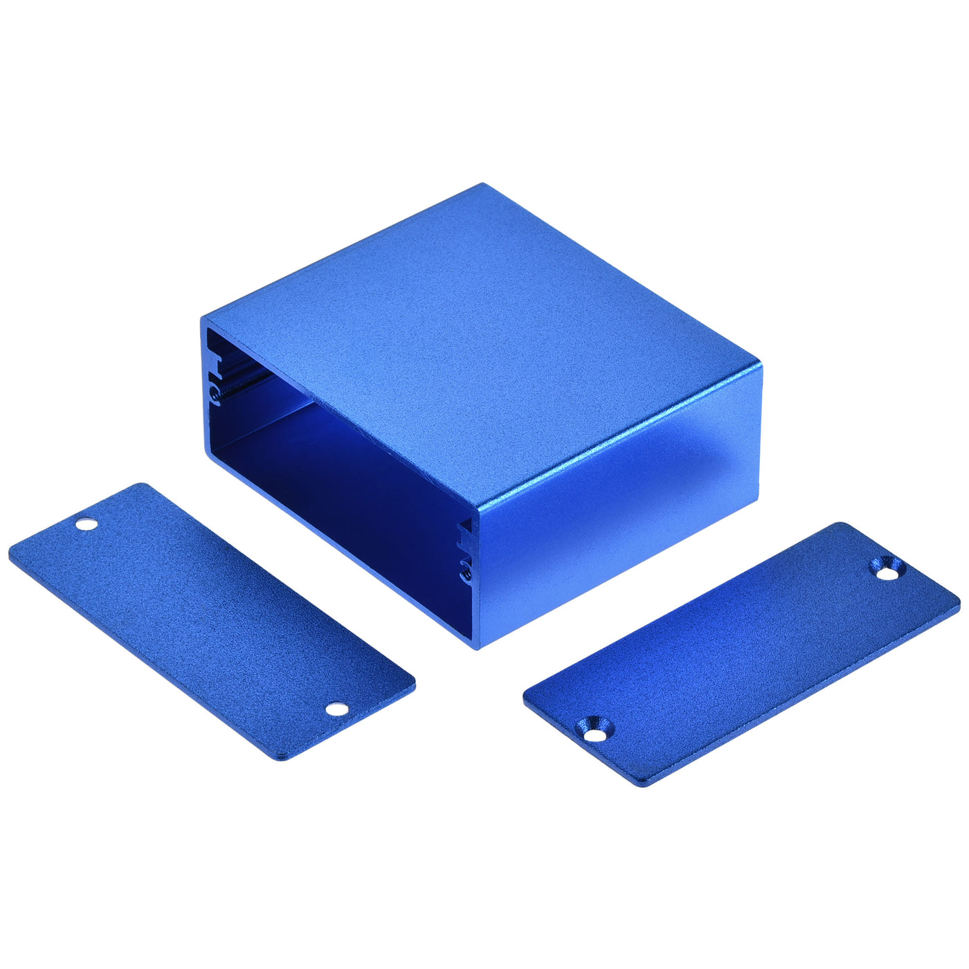 uxcell Uxcell 50mm x 58mm x 24mm Aluminum Electrical Project Case for Audio Amplifier Blue