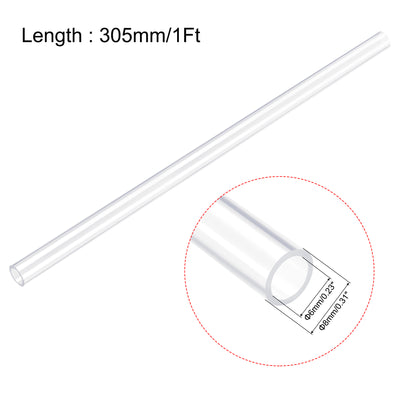 Harfington Rigid Round Tubing Plastic Tube