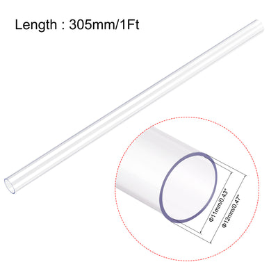 Harfington Rigid Round Tubing Plastic Tube