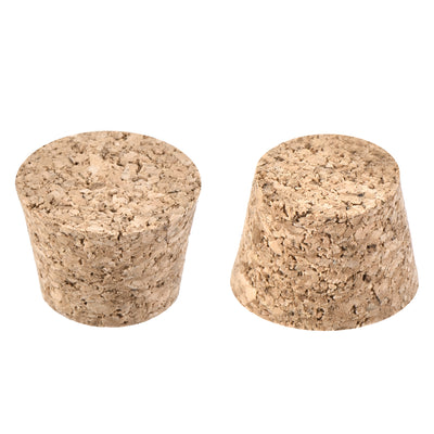 Harfington Tapered Cork Plugs Wooden Stoppers for Test Tubes Bottle