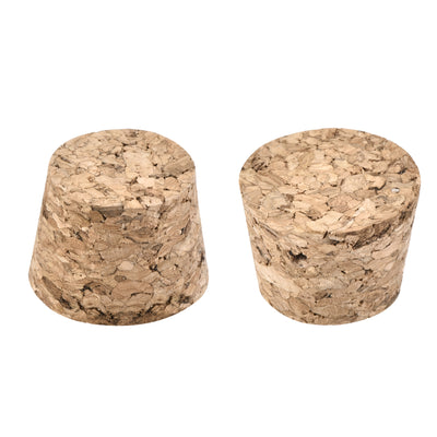 Harfington Tapered Cork Plugs Wooden Stoppers for Test Tubes Bottle