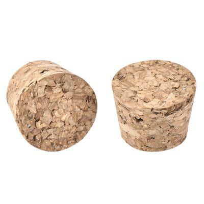 Harfington Tapered Cork Plugs Wooden Stoppers for Test Tubes Bottle
