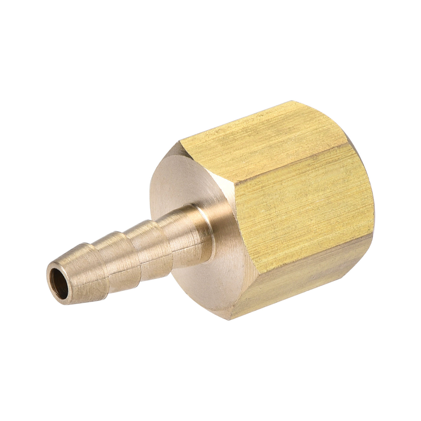 uxcell Brass Barb Hose Fitting Connector Adapter Barbed x NPT Female Pipe 2Pcs