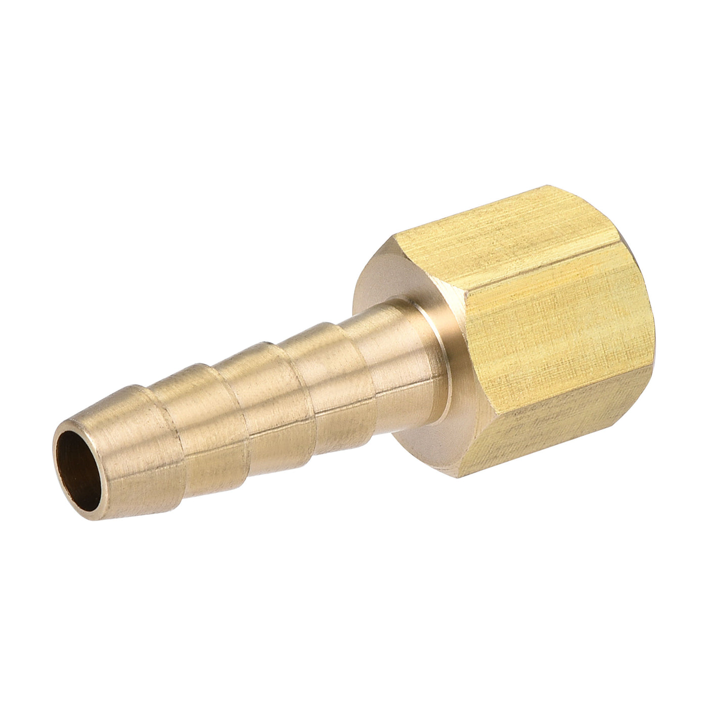 uxcell Brass Barb Hose Fitting Connector Adapter Barbed x NPT Female Pipe 2Pcs