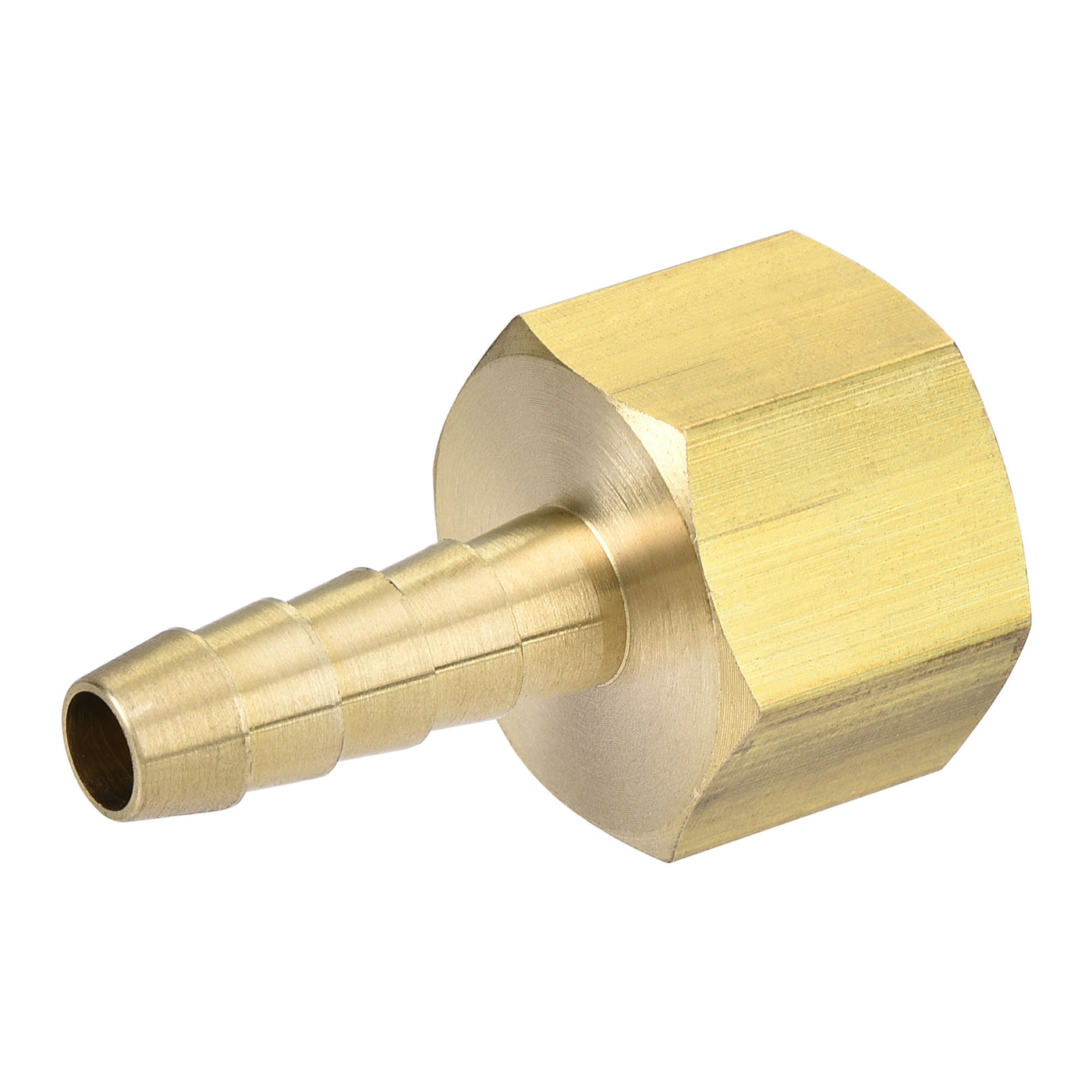 uxcell Brass Barb Hose Fitting Connector Adapter Barbed x NPT Female Pipe 2Pcs