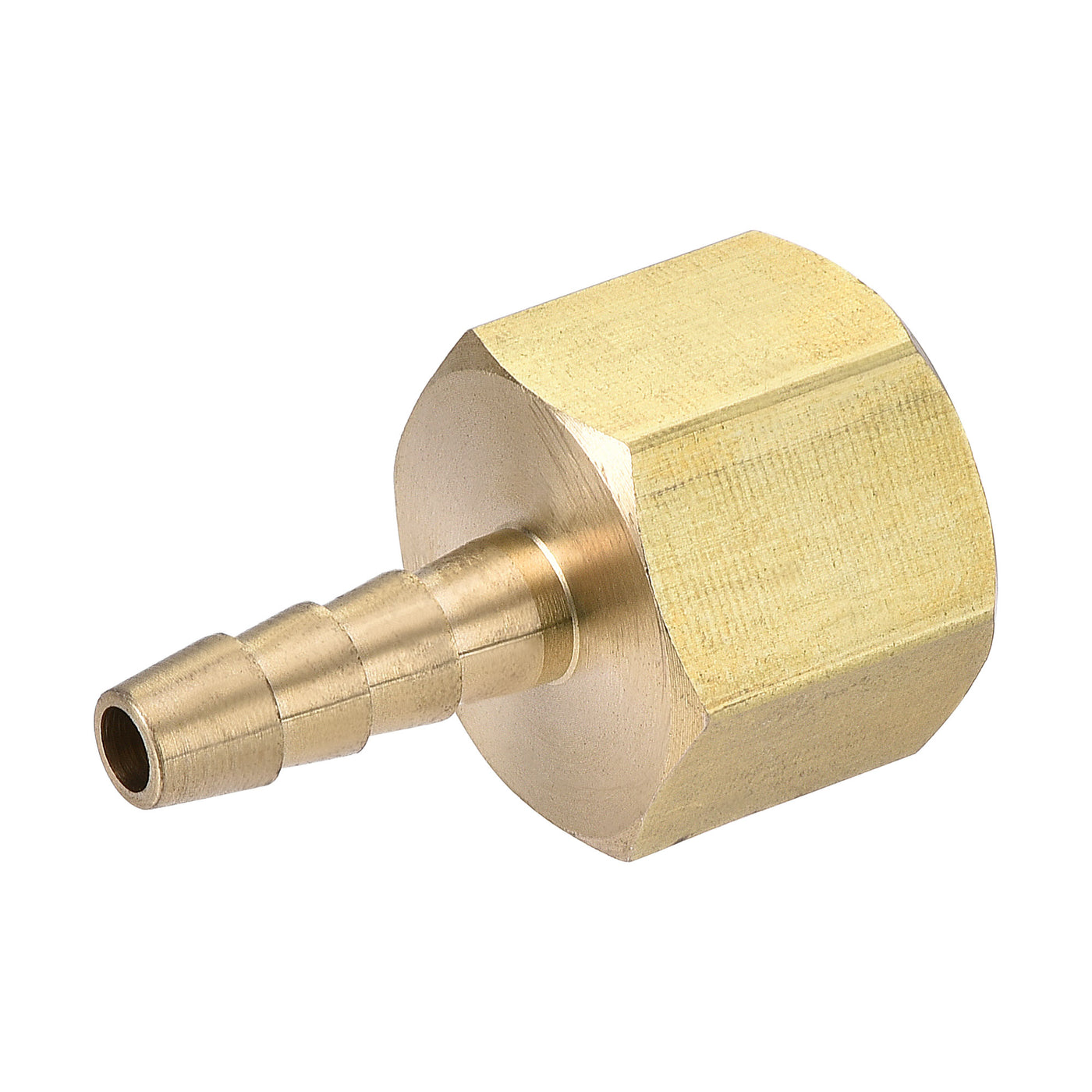 uxcell Brass Barb Hose Fitting Connector Adapter Barbed x NPT Female Pipe 2Pcs