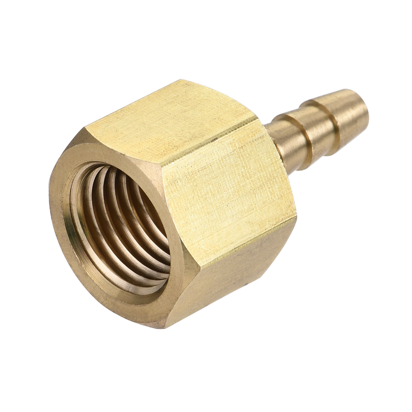 uxcell Brass Barb Hose Fitting Connector Adapter Barbed x NPT Female Pipe 2Pcs