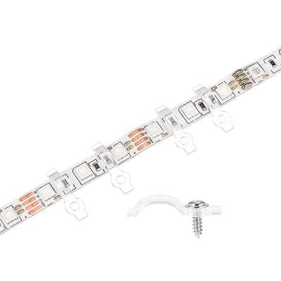 Harfington Uxcell 4 Pin 10mm RGB LED Connector Kit, Include 1M Extension Cable, 2 Port Splitter, Strip to Power Jumper, Strip to Strip Jumper, Gapless Connectors