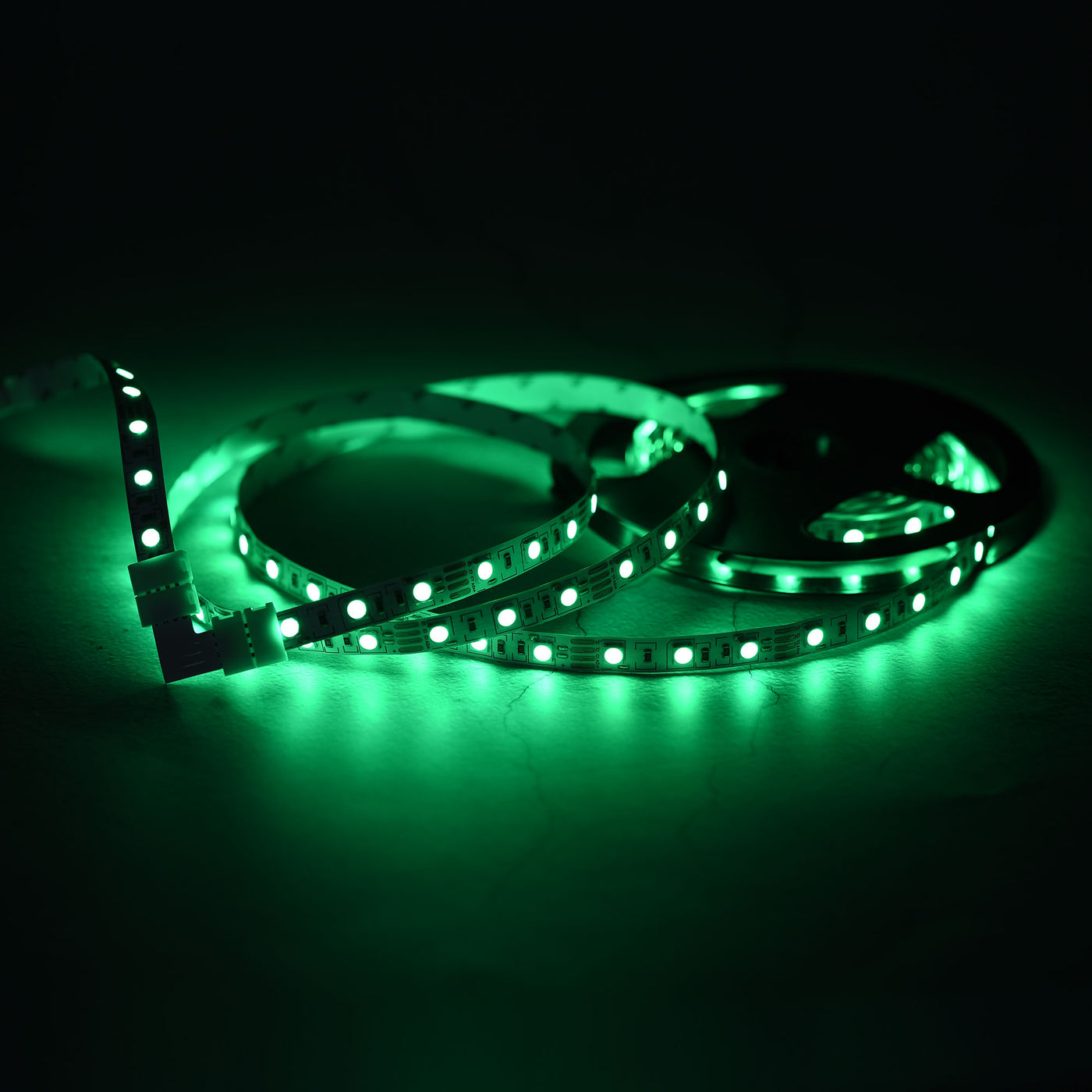 uxcell Uxcell 4 Pin 10mm RGB LED Connector Kit, Include 1M Extension Cable, 2 Port Splitter, Strip to Power Jumper, Strip to Strip Jumper, Gapless Connectors