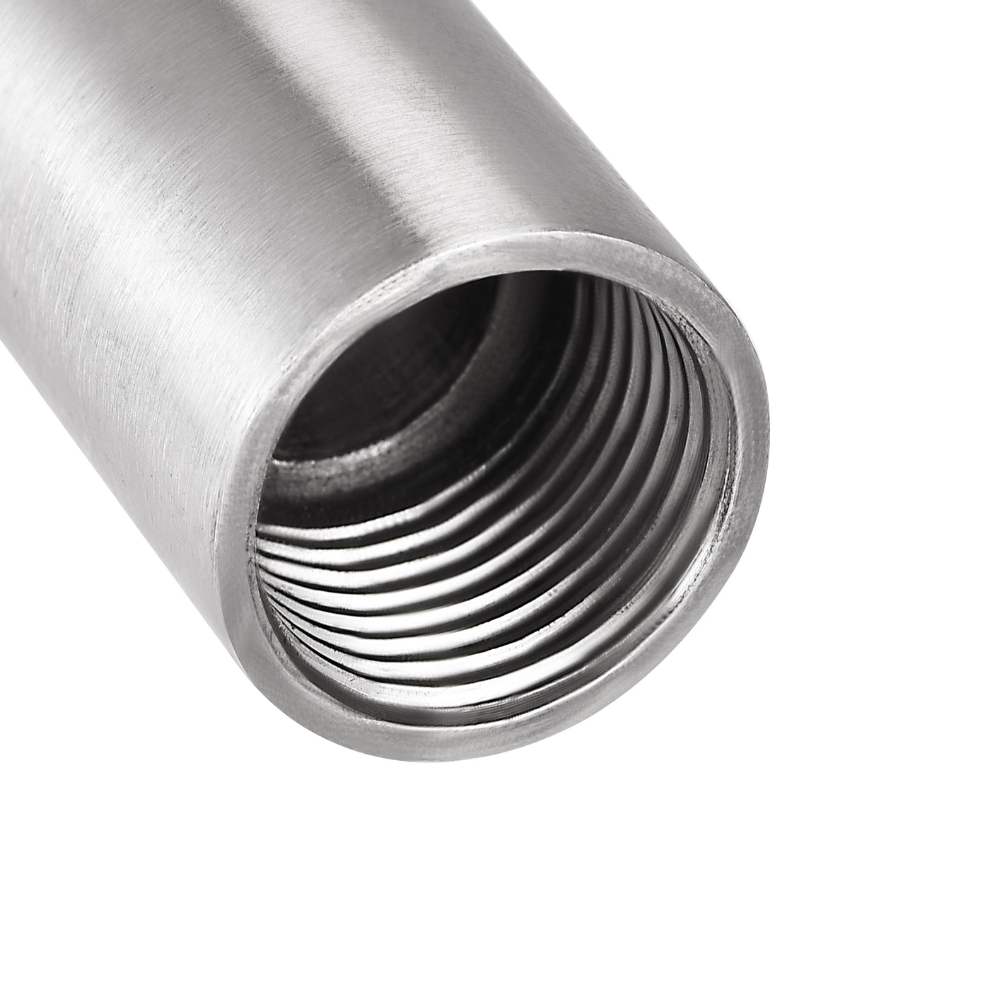 uxcell Uxcell Shower Head Extension Arm Stainless Steel G1/2 Male to G1/2 Female Thread 50mm Length Cast Pipe Fitting Coupler 2Pcs