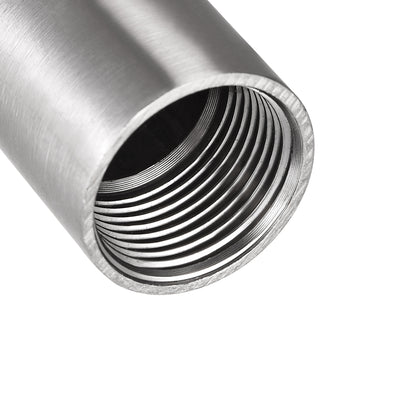 Harfington Uxcell Shower Head Extension Arm Stainless Steel G3/4 Male to G3/4 Female Thread 50mm Length Cast Pipe Fitting Coupler 2Pcs