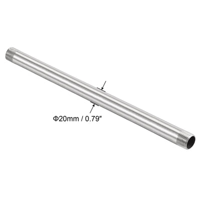 Harfington Stainless Steel Pipe Fitting Male to Male Thread