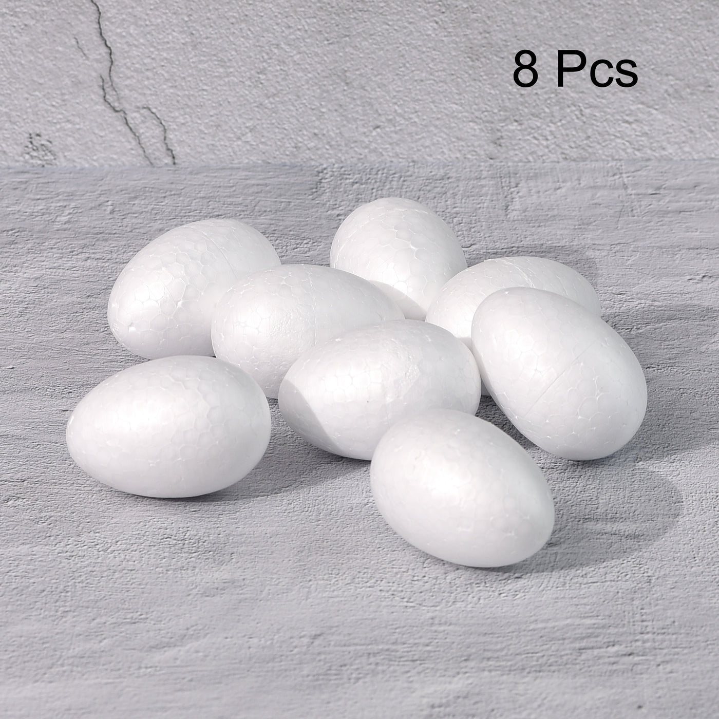 Harfington Egg Foam Ball Polystyrene Solid Ball for Eggs Decoration, Craft, Handmade