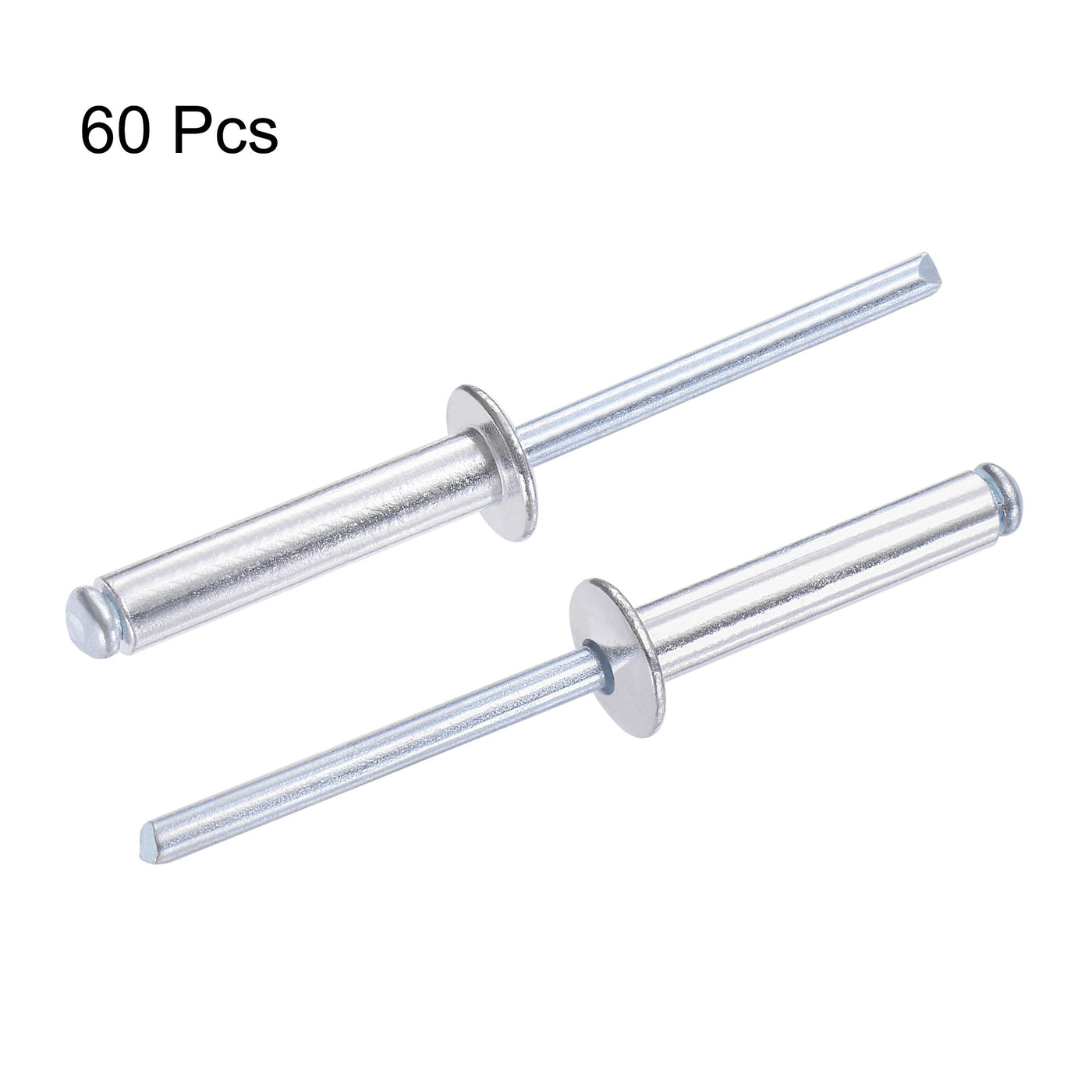 uxcell Uxcell Blind Rivets, Aluminum Pull Rivets Core Decoration Rivets for Indoor and Outdoor