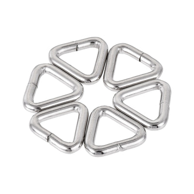 Harfington Uxcell Triangle Ring Buckle, 0.63"(16mm) Inner Width for Hardware Strap Craft DIY 20pcs