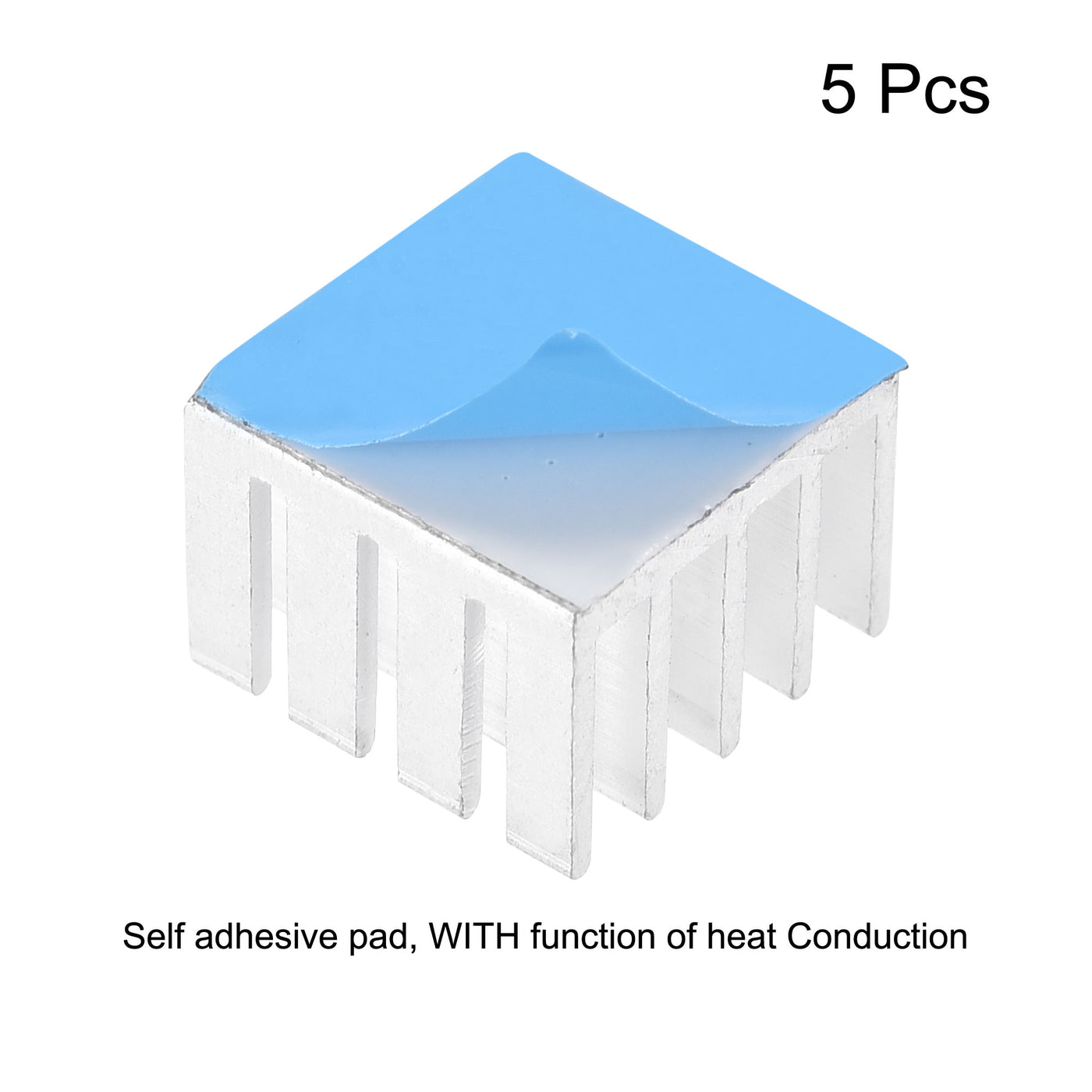 uxcell Uxcell Thermal Sticky Aluminum Heatsink Electronics Cooler for MOS IC Chip Computer Parts