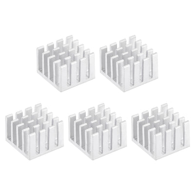 Harfington Uxcell Thermal Sticky Aluminum Heatsink Electronics Cooler for MOS IC Chip Computer Parts