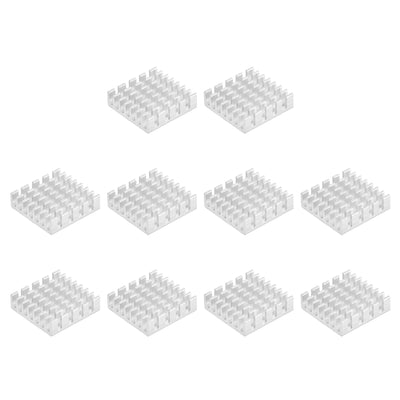 uxcell Uxcell Sticky Aluminum Heatsink Electronics Cooler for MOS IC Chip GPU Memory
