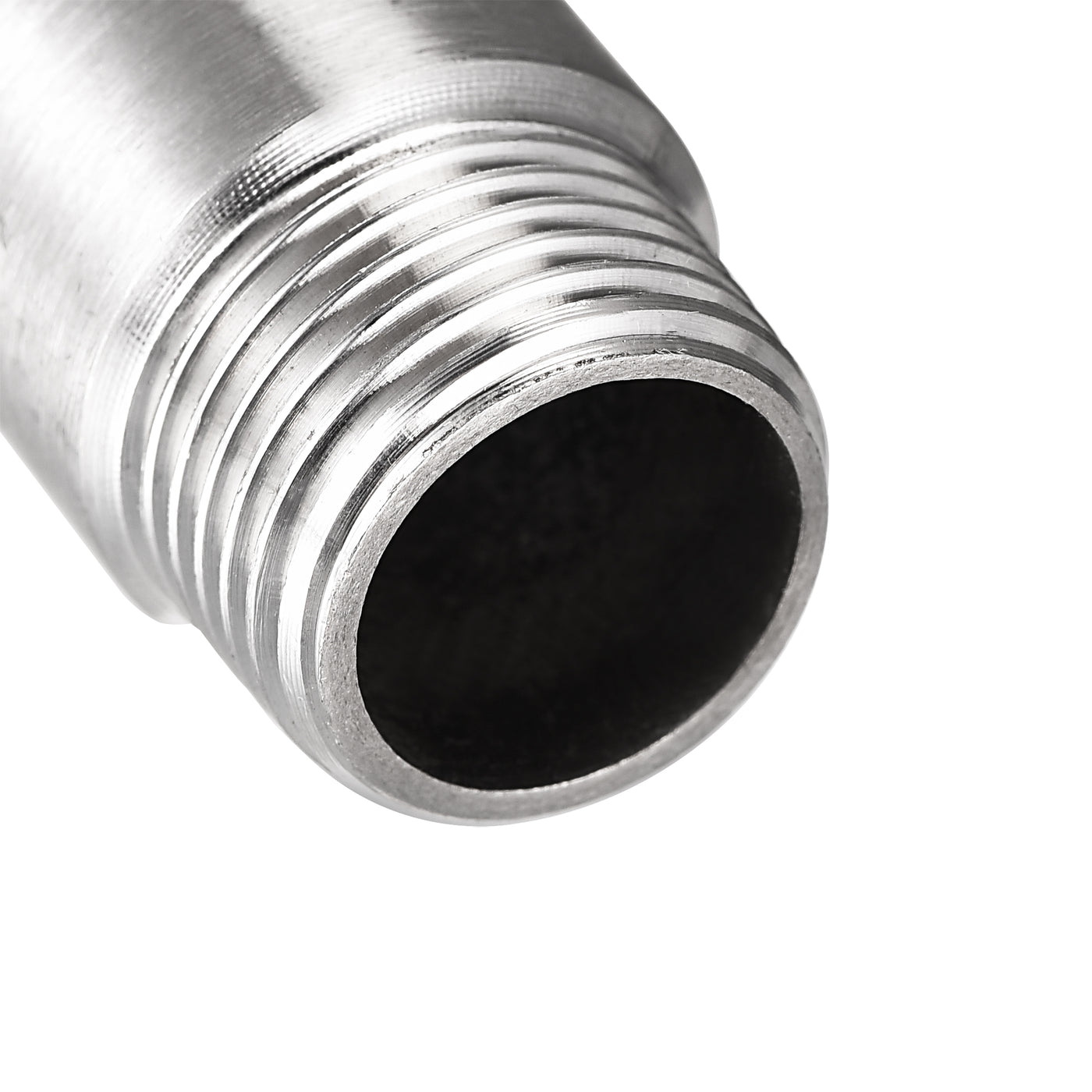 uxcell Uxcell Shower Head Extension Arm Stainless Steel G1/2 Male to G1/2 Female Thread 30mm Length Cast Pipe Fitting Coupler 2Pcs