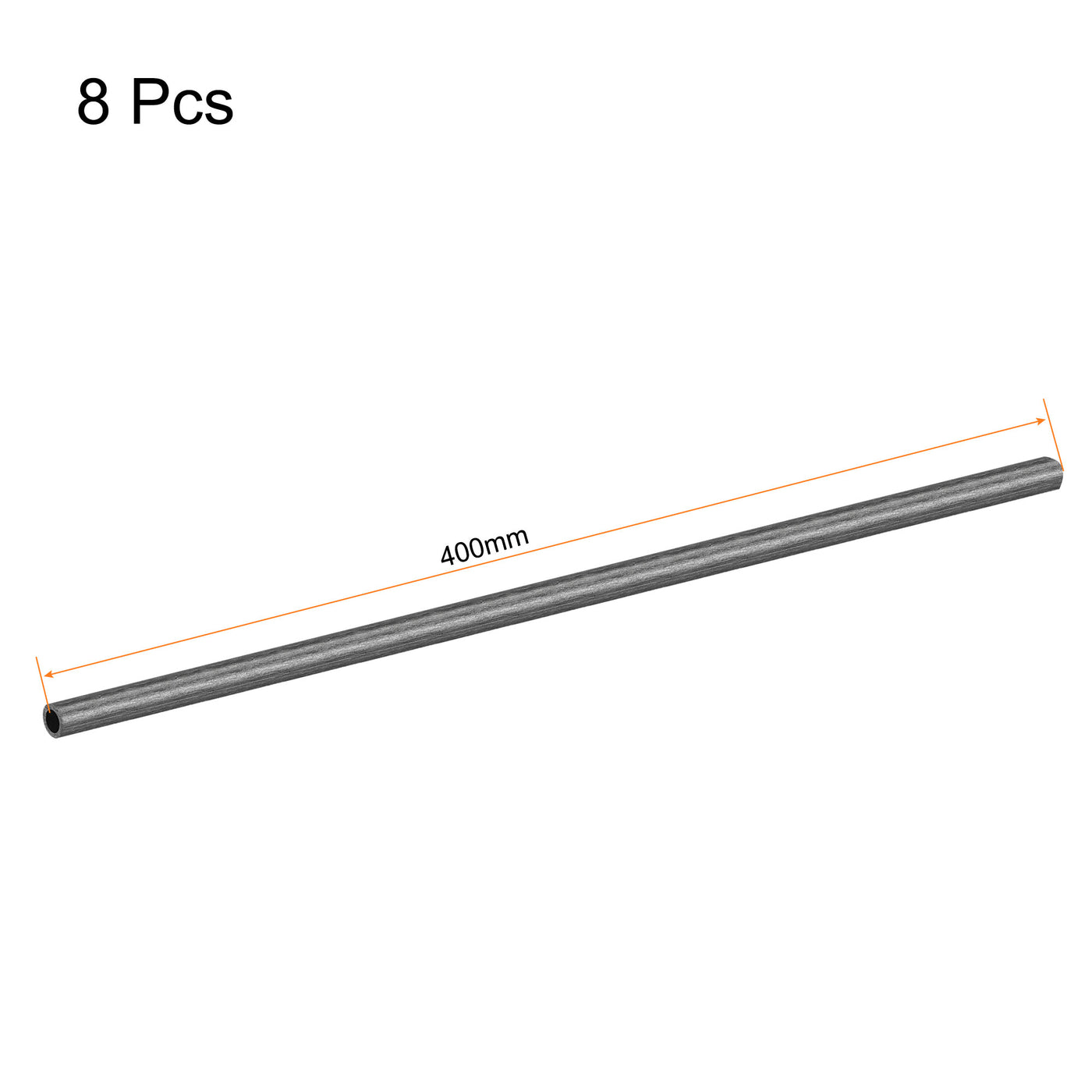 uxcell RC Airplane Quadcopter Carbon Fiber Round Tube