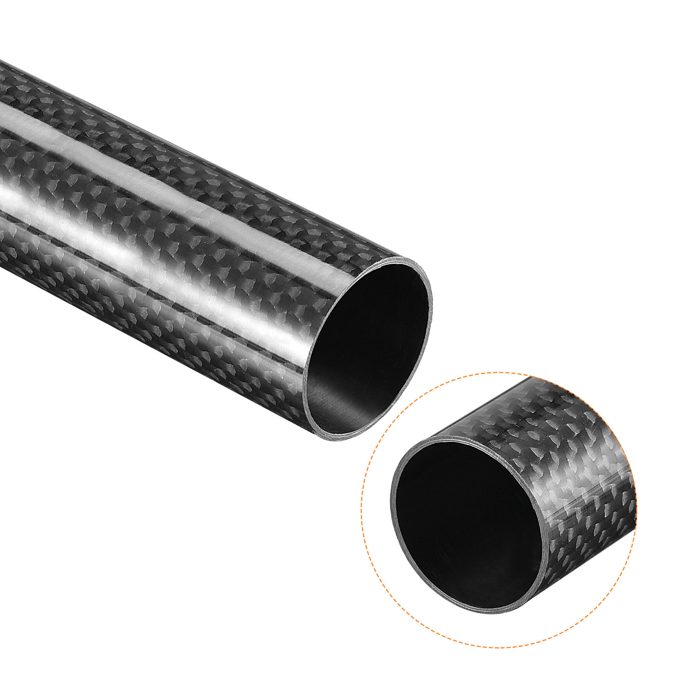 uxcell RC Airplane Quadcopter Carbon Fiber Round Tube