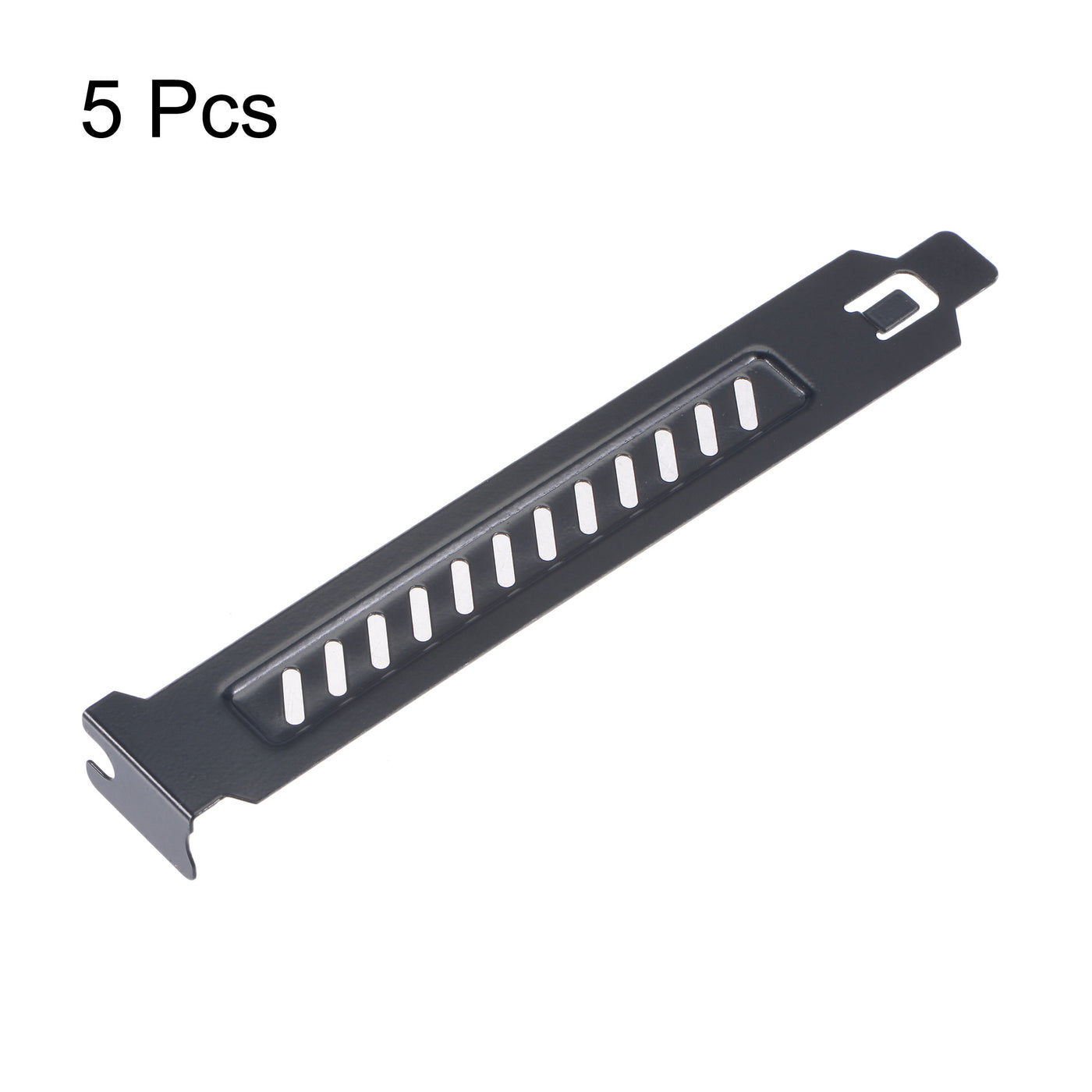 Harfington PCI Slot Covers with Screws for PC Case Airflow and Dustproof Black 5pcs