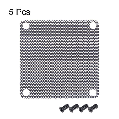 Harfington PC Dust Fan Screen with Screws for Cooling Dustproof Case Cover Office, Home