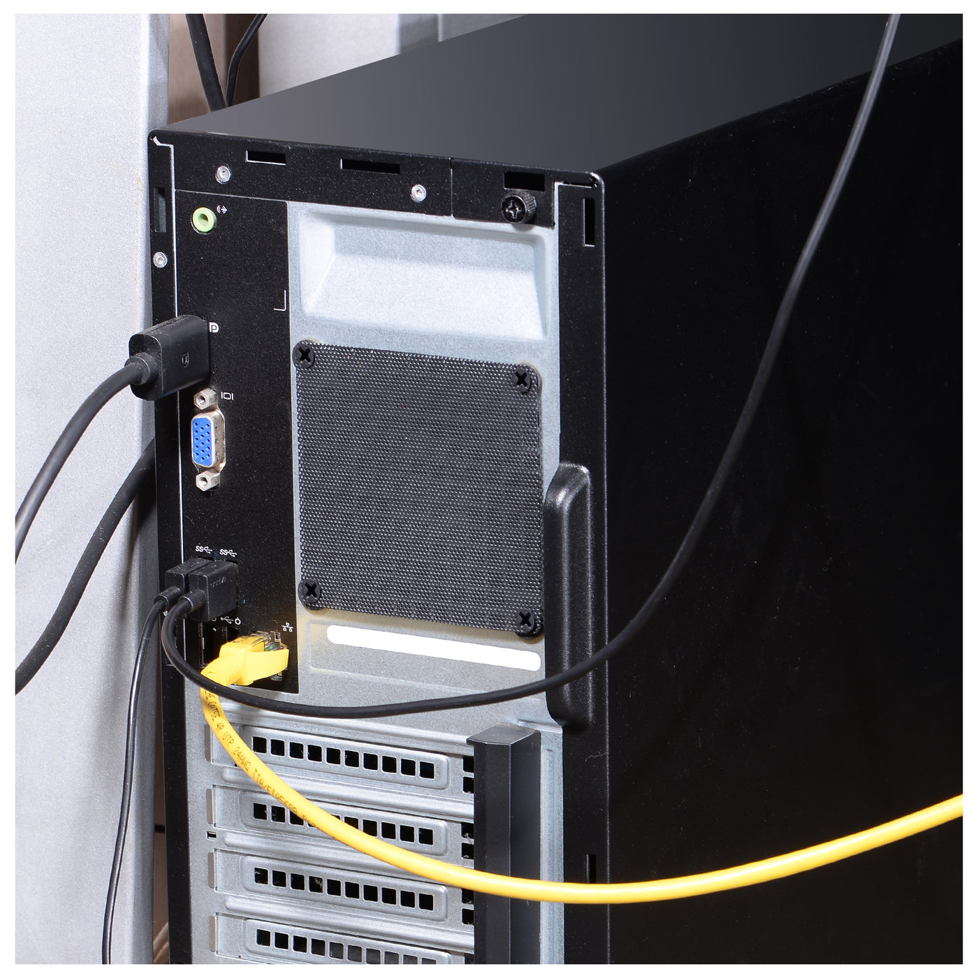 Harfington PC Dust Fan Screen with Screws for Cooling Dustproof Case Cover Office, Home