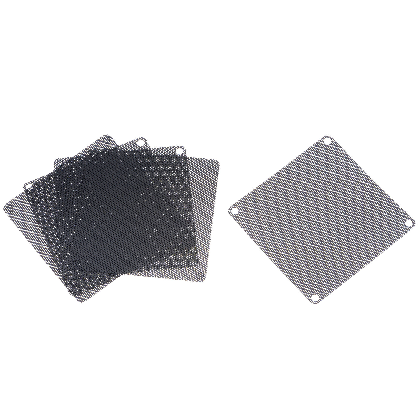 Harfington PC Dust Fan Screen with Screws for Cooling Dustproof Case Cover Office, Home