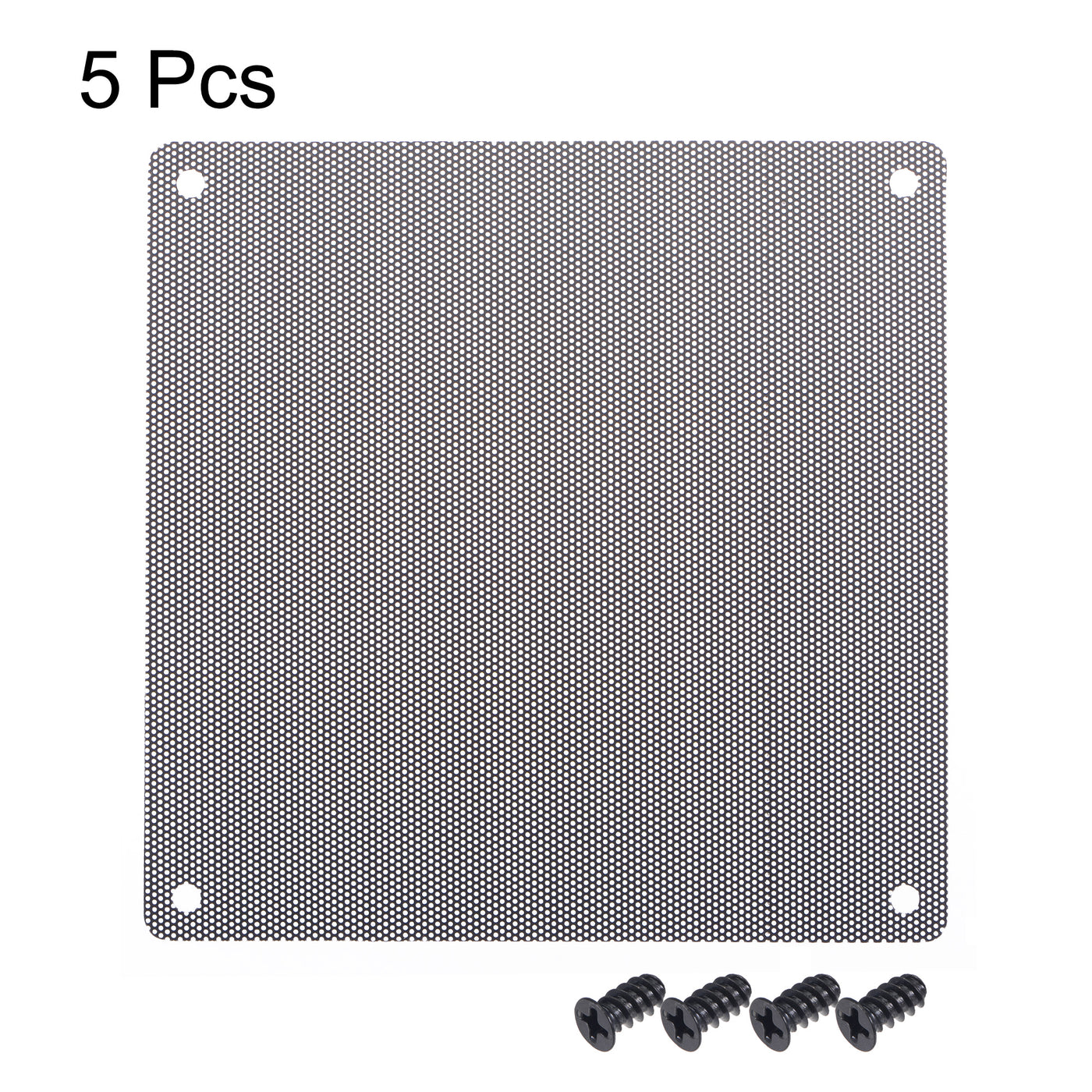 Harfington PC Dust Fan Screen with Screws for Cooling Dustproof Case Cover Office, Home