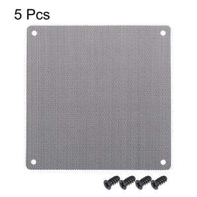 Harfington PC Dust Fan Screen with Screws for Cooling Dustproof Case Cover Office, Home