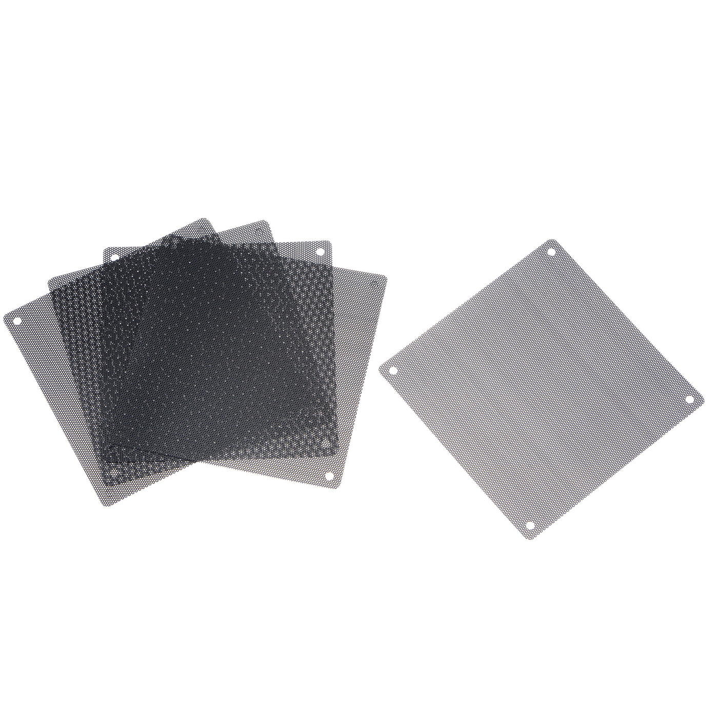 Harfington PC Dust Fan Screen with Screws for Cooling Dustproof Case Cover Office, Home